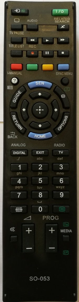 Sony RM-ED053 replacement remote control copy
