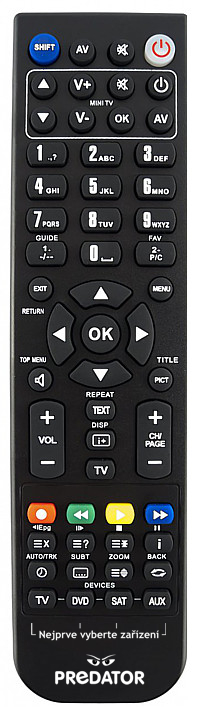 FUNAI NB120,  NB126 combo DVD+VCR -Replacement Remote control DDVR-6530D, DDVR-6830, DDVR-6830D, DDVR-7830D, DDVR-7530D