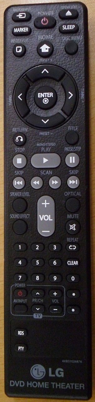 Lg AKB37026876 original remote control