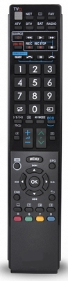 Sharp univerzal remote control no kode