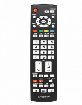 Panasonic EUR7651010 replacement remote control copy