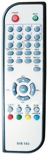 X-SITE XS-DVBT-55R replacement remote control different look