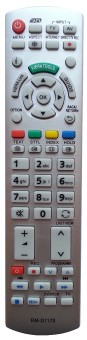 Panasonic universal remote control-no need code 3D and 2D gray