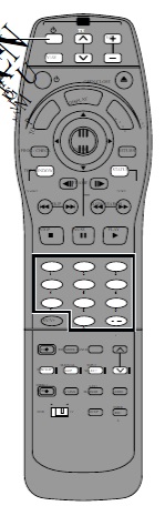 Panasonic DMR-E20EG replacement remote control different look