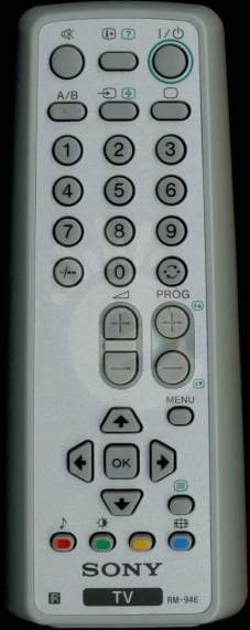 Sony RM946, RM-946 replacement remote control different look