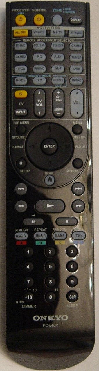 Onkyo RC-840M replacement remote control different look