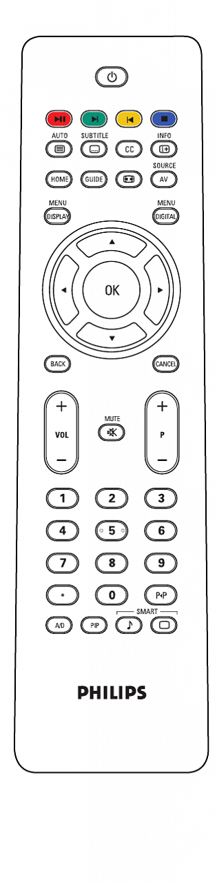Philips BDL4231, BDL3231 replacement remote control different look