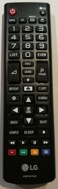 LG AKB74915325 replacement remote control different look