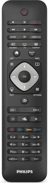 Philips 996590004895 YKF314-005 replacement remote control different look