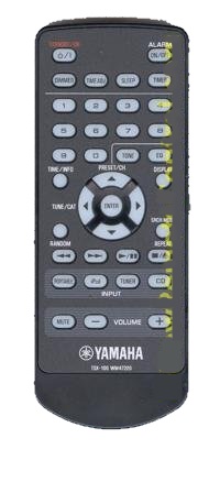 Yamaha TSX-100 Black, WM472300 original remote control