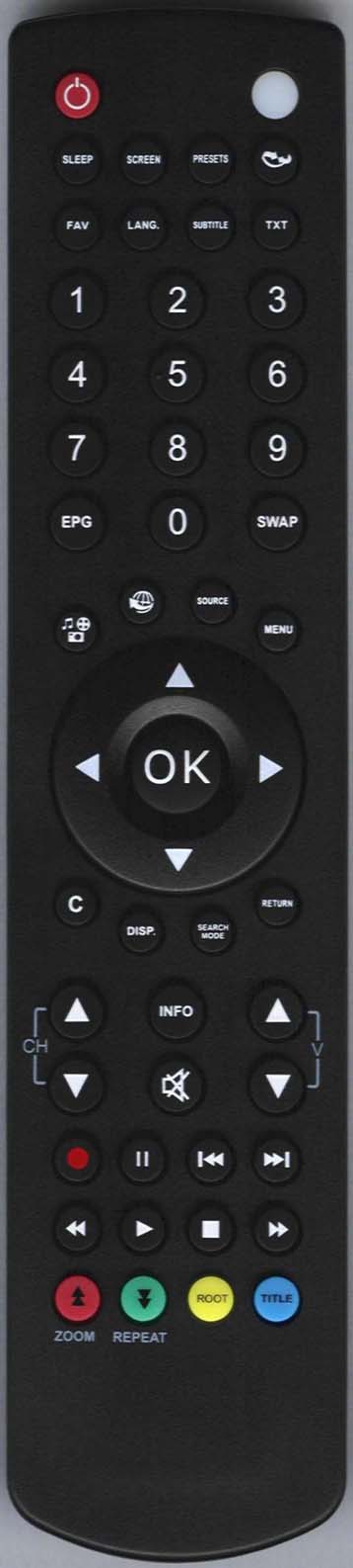 Sharp LC-40LE510EV replacement remote control different look