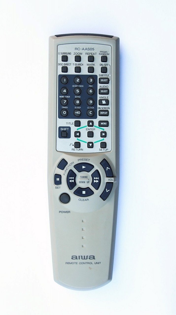 Aiwa CX-NDV120EZ DVD replacement remote control different look