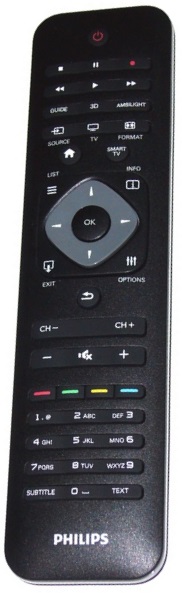 Philips 242254990521 replacement remote control different look with out keyboard