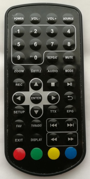 Sencor SPV7012T replacement remote control different look
