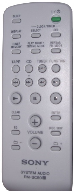 Sony CMT-SPZ50 original remote control