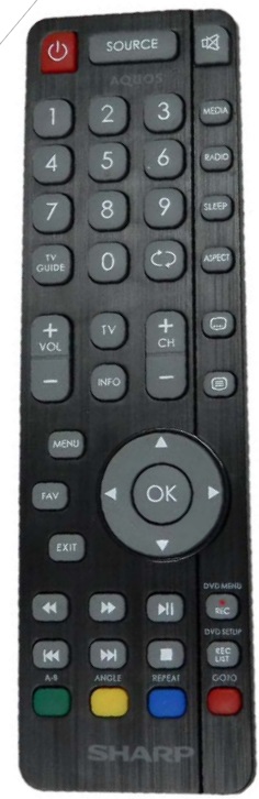 Sharp LC-40CFE4040, LC-48CFE4041 original remote control
