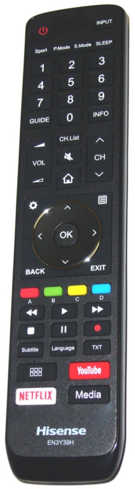 Hisense H50U7A, H65A6500 original remote control
