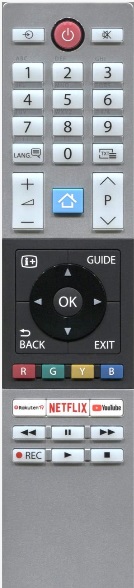 Toshiba CT-8528 replacement remote control different look