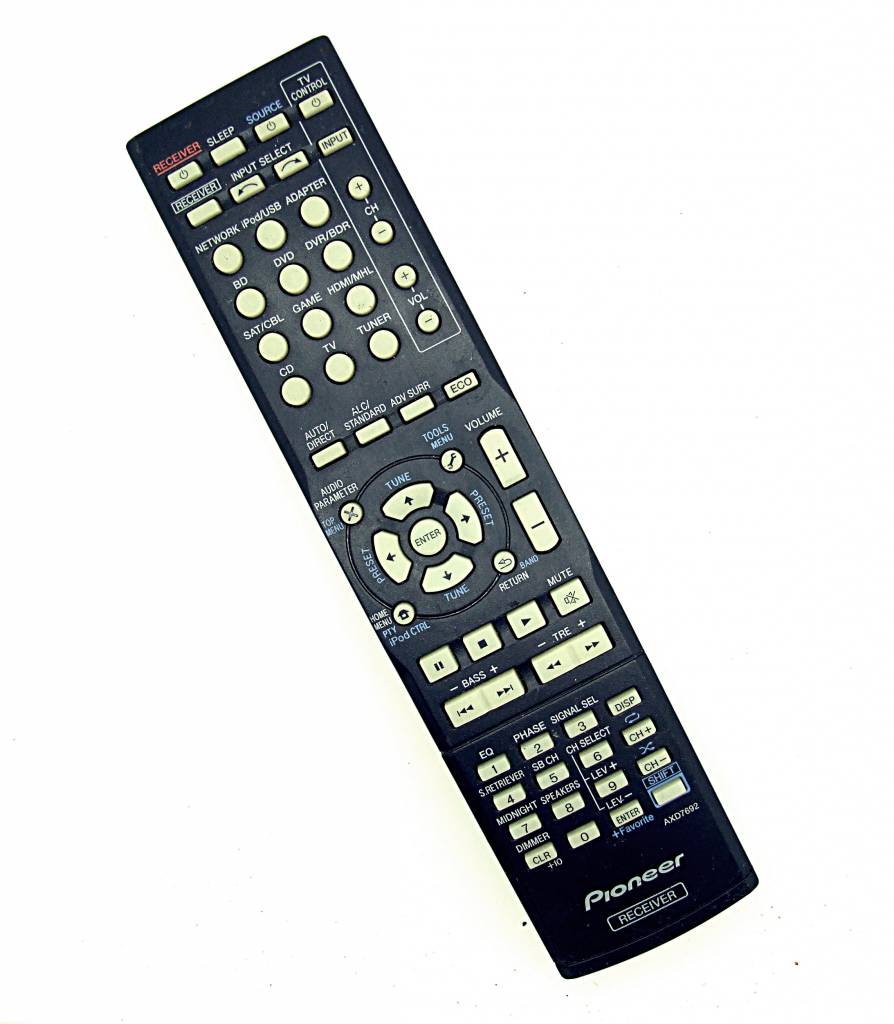 Pioneer AXD7692 replacement remote control different look
