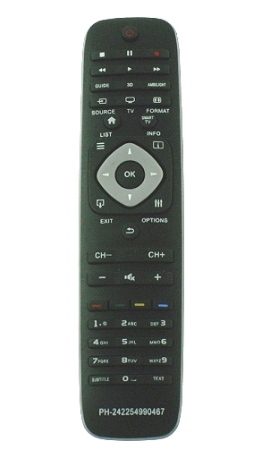 Philips 32PFL3088H/12 replacement remote control copy
