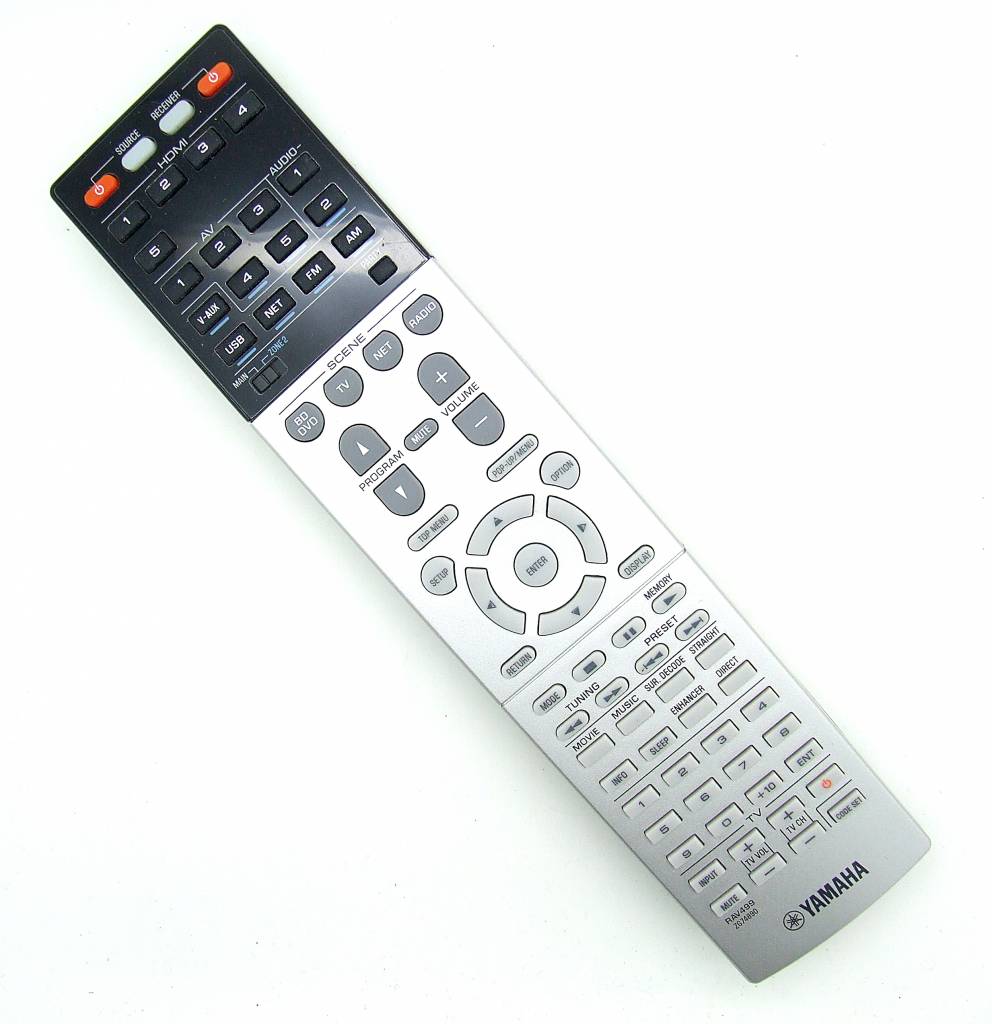 Yamaha RAV499 ZG74890 replacement remote control different look for RECEIVER and TUNER