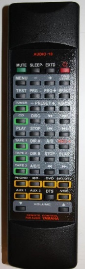 Yamaha RAV12, RAX3, RAX4 replacement remote control same destription as original
