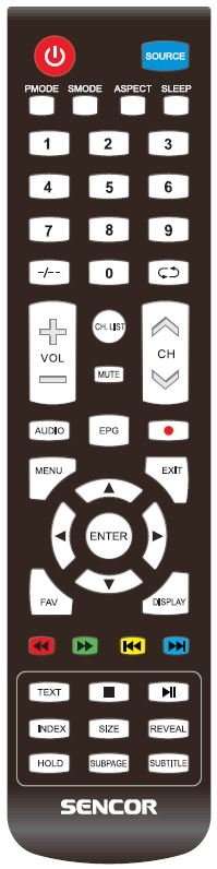 Sencor SLE3220TC original remote control