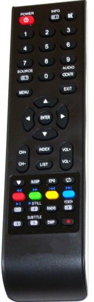 Sencor SLE 3221TCS replacement remote control different look