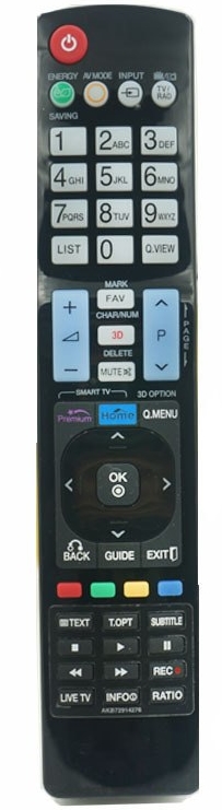 LG AKB72914276 replacement remote control copy