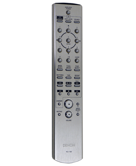 Denon RC-1138 replacement remote control different look