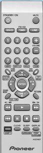 PIONEER AXD7407 original remote control  XV-DV232  XV-DV240