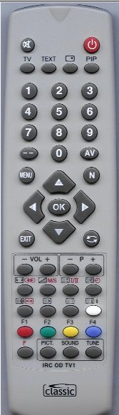 TOSHIBA TV CT90003, CT90006 , CT90071 replacement remote control