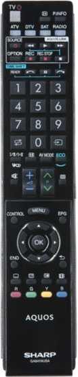 Sharp GA841WJSA AQUOS original remote control  LCD a PLAZMA