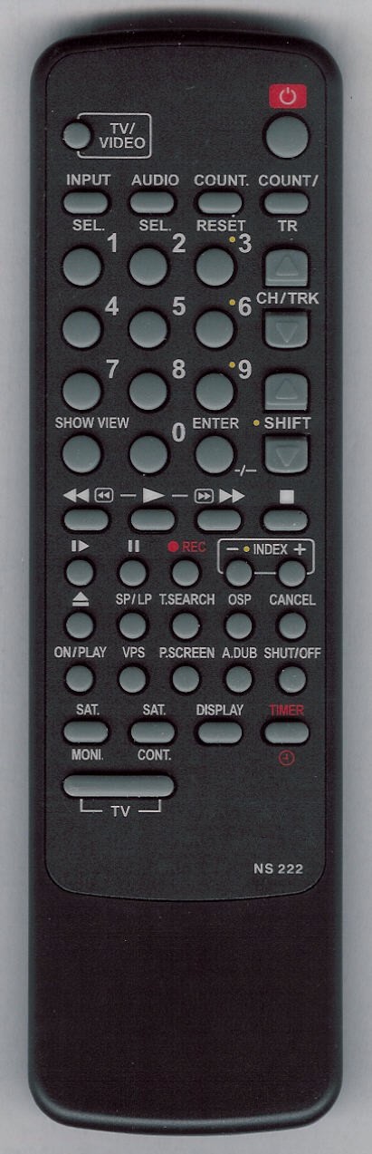Toshiba V-727G replacement remote control copy