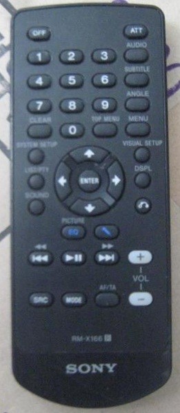 SONY - MEX-DV1000 car audio original remote control