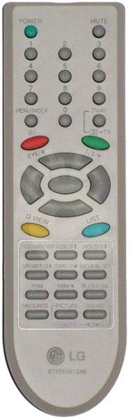 LG- remote control 6710V00124D, 6710V00124M original
