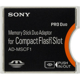 SONY AD-MSCF1 Adapter MS Duo for CF card