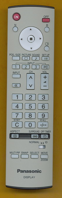 PANASONIC EUR7636070 replacement remote control different look