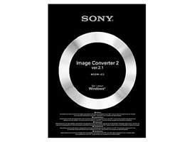 SONY MSSW-IC2 Software Image Converter 2 ver.2.1  for transfer in multimedia format PSP