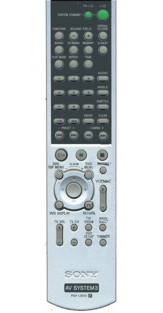 SONY RM-U800 Original remote control for AVD-K800P,HT-C800DP,SDV-1141