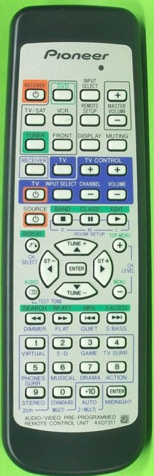 Pioneer AXD7311 Original remote control