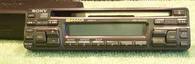 SONY CDX-4100RDS Original front panel of the radio