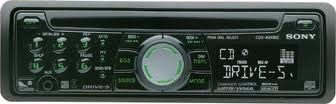 SONY CDX-A250EE Original front panel of the radio
