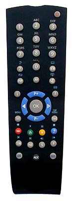 Grundig TP170C replacement remote control COPY  black