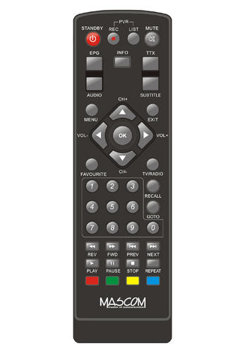 MAXIMUM T-102 FTA, MPEG-4 replacement remote control
