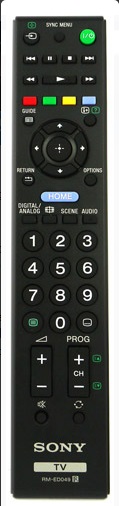 Sony RM-ED049 original remote control no longer available. We send you RM-ED035 as replacement remote control.