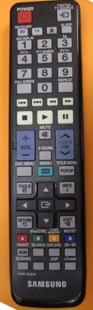 Samsung AH59-02351A replacement remote control different look