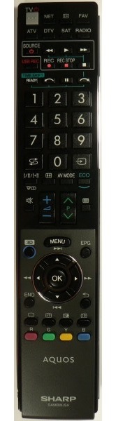 Sharp GA983WJSA original remote control  LC-40LE732ENET - LC40LE732ENET