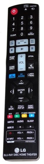 LG AKB73635409 original remote control for home theater