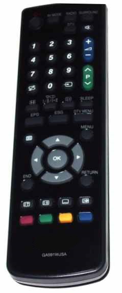 Sharp GA591WJSA replacement remote control -copy